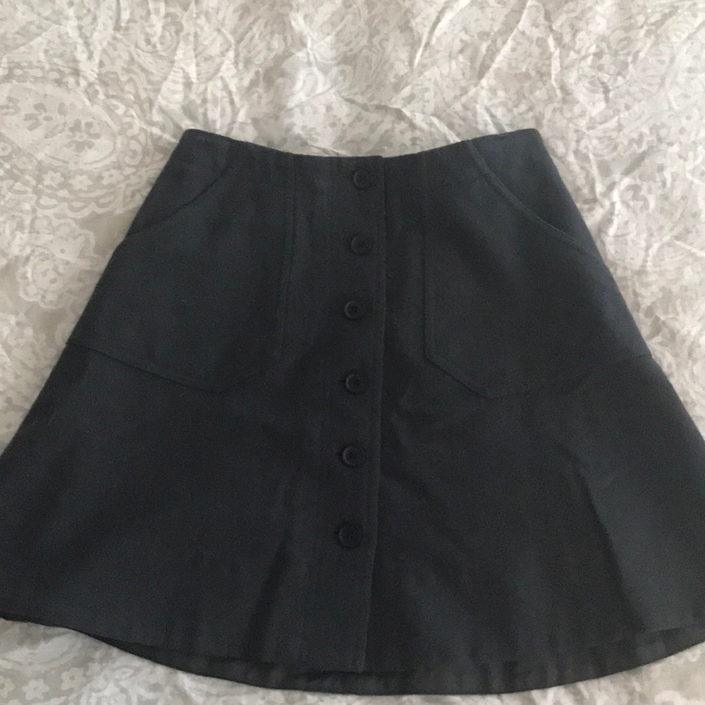 Wool jcrew skirt